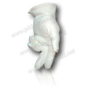 Gants Blancs 3 Griffes Cuir Véritable