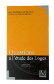 Livre Maçonnique Questions à l'Etude des Loges 2014-2015