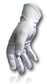 Gants Blancs Lycra Acacia Argenté