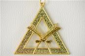 Bijou Officier Secrétaire Arche Royale forme triangle