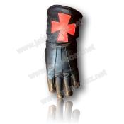 BLACK LEATHER GLOVES KT