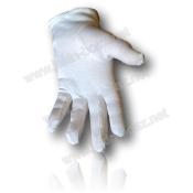 Gants Blancs 3 Griffes Équerre Compas "G" Dorés