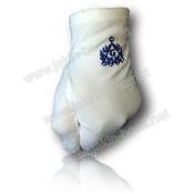 Gants Brodés Equerre Compas Acacia Bleu