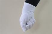 Gants Blancs Lycra Brodés Croix Templier