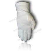 Gants Brodés Equerre Compas Acacia Bleu